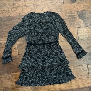 Lulus BLACK&WHITE Mini Dress